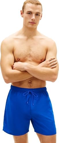Tommy Hilfiger Costume da Bagno da Uomo con Coulisse M Um0Um03477, Blu (Blu Regale), XS