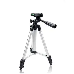 SUBTON Mobile Holder Tripod 3110 Camera Stand with 360 Degree Rotation and Free Mobile Holder