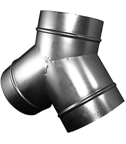 Raccord En T Métallique 150 Mm - Pour Tuyaux Flexibles, Extracteurs D'Air - VENTS