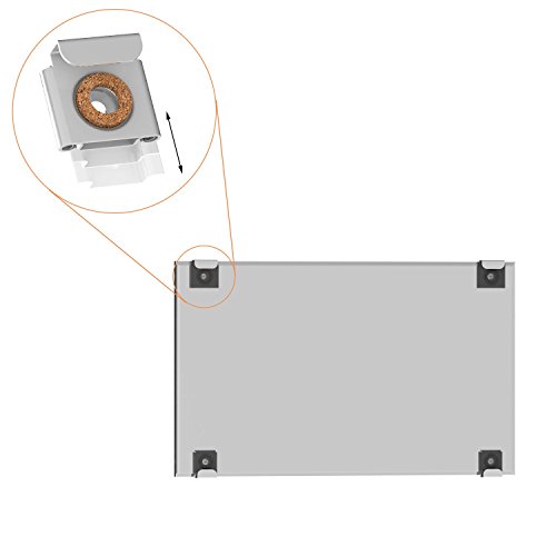 Spiegelbefestigung Set – Spiegelklammern für das Aufhängen von Spiegeln und Alu-Dibond Platten – Spiegelhalter von Hang-it - 2