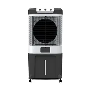 Brize Iceberg Desert Air Cooler For Home Office Bedroom With Honeycomb Pads 4 Way Powerful Cooling Low Maintenance Indoor Cooler In Gray Color With Large Tank 75 L