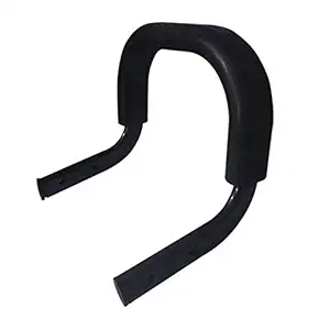 RP Bike Accessories Bike Back Rest Black Cushion Support Pillion Backrest Black Bar for Royal Enfield Classic 350