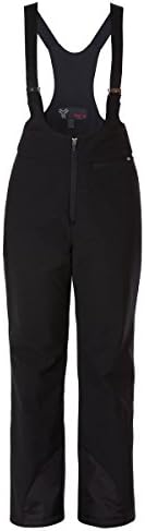 Fera Women's Stowe Stretch Bib Pants, 12/Regular, 001R Black
