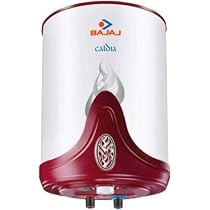 Buy Bajaj Caldia 6 L Storage Water Geyser (White u0026 Maroon), 6 ltr, (BAJ-6L- Caldia) Online at Low Prices in India - Amazon.in