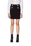  ESPRIT Collection Damen 019EO1D003 Rock, Schwarz (Black 001), Herstellergröße: 38