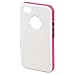 Produktbild Hama Hybrid Handy-Cover für Apple iPhone 4/4S weiß/neonpink