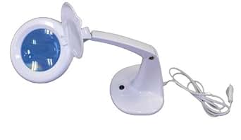 LED Tischlupenleuchte 3 Dioptrien + 12 Dpt sehr hell Lupenleuchte Lupe