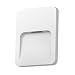 Produktbild ledscom.de LED Treppen-Licht Wandleuchte Stufo, Eckig, 12x9cm, 230V, Weiß