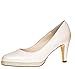 Produktbild Fiarucci Brautschuhe Laurine Pumps Ivory Leder Plateau mit Silber Glitzer 37