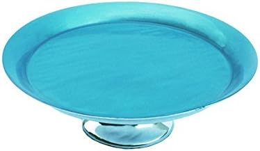 Solo Artisan Medium Cake Stand Display Stand Cake Plate, Turquoise