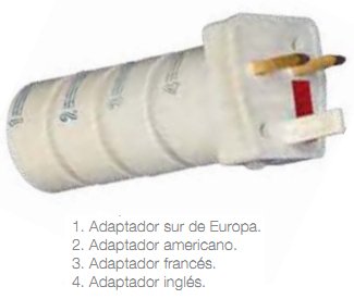 Evila - Set 4 pezzi adattatore/A universale per viaggi Blister