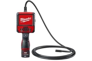 Milwaukee 4933451367 - M12 icav3-201c cyfrowa kamera inspekcyjna 17 mm, 640 x 320, 12 V 2,0 Ah z obrotową głowicą