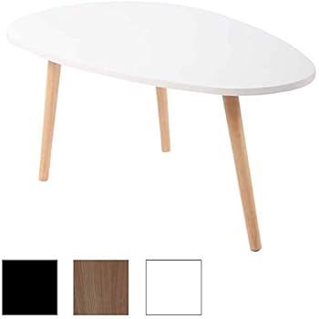 Sofatisch Beistelltisch 90 X 67 X 45 Cm Lc Home Couchtisch Rund Skandinavisch In Weiss Holz Wohnzimmertisch Mit Ablage Sidra Hospital