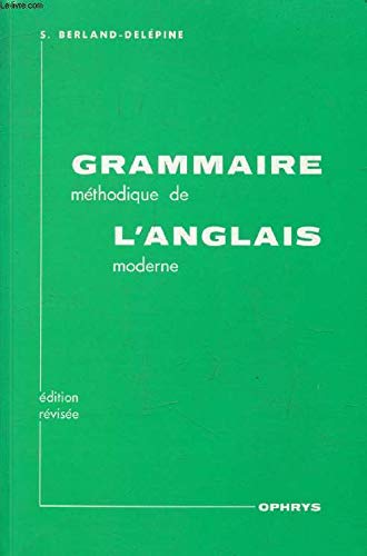 GRAMMAIRE METHODIQUE ANGLAIS GRAMMAIRE METHODIQUE ANGLAIS
