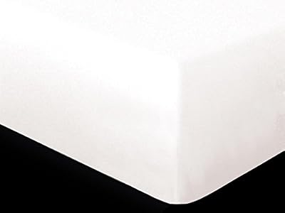 Soleil d'ocre PE Bouclette Protège Matelas Imperméable Polyester Coton Blanc 140 x 200 cm