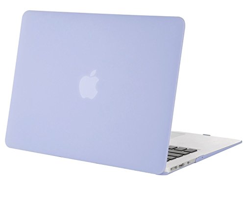 MOSISO Ultra Slim Plastik Hartschale Schutzhülle Snap Case für MacBook Air 13 Zoll (A1466 / A1369), Serenity Blau