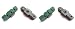 Produktbild 4 x Bremsgummi Bremsschuh Bremsbelag grün für Magura hydraulische Felgenbremse HS-11 HS-33
