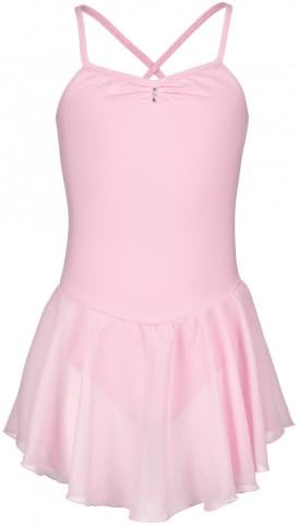 Ballet leotard "Maja" with chiffon skirt and rhinestones