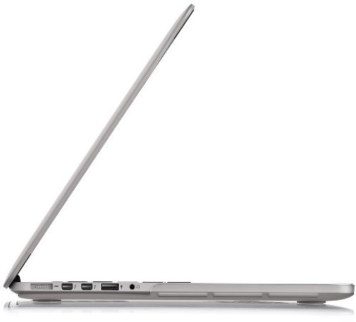 Matt Notebookhülle / schützen Koffer für MacBook Pro 13 Zoll mit Retina-Display (Modell A1502 / A1425 ohne DVD-Player) – Transparent (Mit einem kostenlosen europäischen Version transparenten Tastaturschutz Haut) - 3