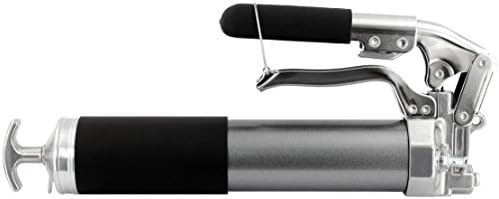 Blurea One-Handed Grease Gun with Two-Handed Function 420 bar, Suitable for all 400g grease cartridges, M10 Thread, Bleed Valve and filling nipple