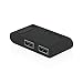 Produktbild Incipio USB-C Dual Port Adapter in schwarz [2x USB 3.0 Port | Plug & Play | Laden & Synchronisieren | Ein- und ausfahrbarer Anschluss] - PW-263-BLK