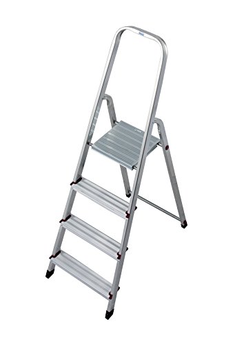 Krause 000705 Stufen-Stehleiter Aluminium max. Arbeitshöhe 2.80 m