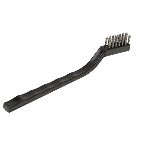 Gazechimp 3 Stück Bürste Drahtbürste( Nylon Messing Edelstahl) Starke Reinigungswerkzeug - 3