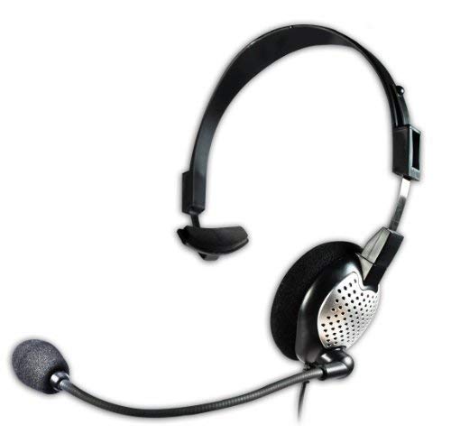 Preisvergleich Produktbild USB-Headset mit Geräuschunterdrückung Boom Mikrofon für Nuance Dragon NaturallySpeaking