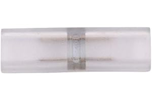 XUNATA I Connettore (2 pin) Connettori Intermedi per 220V LED Strip Light Linker Accessori per l'installazione- 10mm, 10