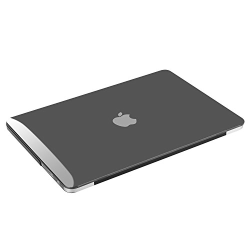 MOSISO Ultra Slim Plastik Hartschale Schutzhülle Hülle Snap Case für Macbook Pro 13 Zoll mit Retina Display NO CD-ROM Drive (A1502 / A1425), Transparent Schwarz - 7