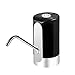 Produktbild HEMFV 5 Gallonen Wasserflaschenpumpe, USB Lade Universal Elektrischer Wasserspender, Knopf Automatische Trinkwasserkrugpumpe für 2-5 Gallonen Wasserkrug (Color : Black)