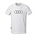 Produktbild Audi Herren T-Shirt Ringe weiß (M)
