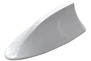 MNBHJGR Antena Aleta Tiburon, para Dacia Duster 2018-2023 2024 Coche Techo Superior Am/FM Radio Antena Aleta de tiburón Antena Universal de señal,D