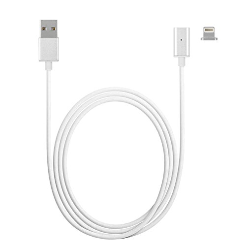 RedBad® „Fast Charging“ Magnetisches USB Ladekabel Datenkabel mit 1x Lightning Adapter für iOS Handys & Tablets wie: iPhone 5, 5c, 5s, 5se iPhone 6s, 6s Plus, iPhone 6, 6 Plus, iPod Touch 6, iPhone 7, 7 Plus, iPod Touch 5, iPod Nano 7, iPad 4 (with Retina), iPad 5, iPad Air, iPad Air 2, iPad Mini, iPad Mini 2, 3, Ipad Mini 4, Ipad Pro - 3