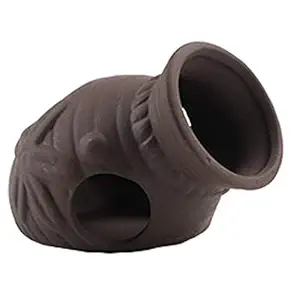 Norgail Ceramic Jar Aquarium Decorations Fish Tank Cave Breeding Cones Cave Fish Tank Ornaments for Amano Shrimp Cichlid Bonsai to Play, Hide and Rest