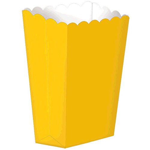 Preisvergleich Produktbild Kleine, gelbe Popcornschachtel aus Papier