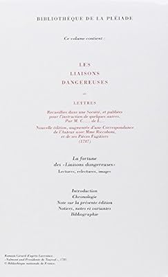 Gallimard Les Liaisons dangereuses