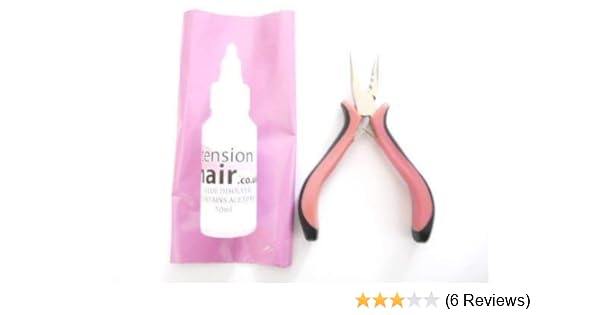 Hair Extension Remover Tape Remover Fluid 50 Mil With Instructions