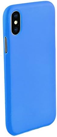 iPhone X TPU Rubberised Soft Touch Case (Blue)
