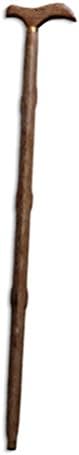 MERRINESS Wooden Walking Stick Canes Handle Walking Stick Handmade Walking Stick Outdoor Climbing Sticks For Men and Women (khaki)