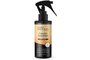 SASSY SCENTS Sassy Shop Wax - Room Spray, Brazilian Sunshine - With Pistachio, Almond & Jasmine on a base of Salted Caramel & Vanilla - Strong & Long Lasting Fragrance, Vegan Friendly – 150ml