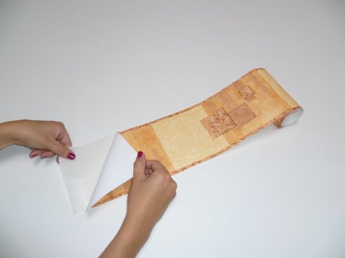 A.S. Création selbstklebende Bordüre Only Borders 9 Borte braun orange 900647 - 3