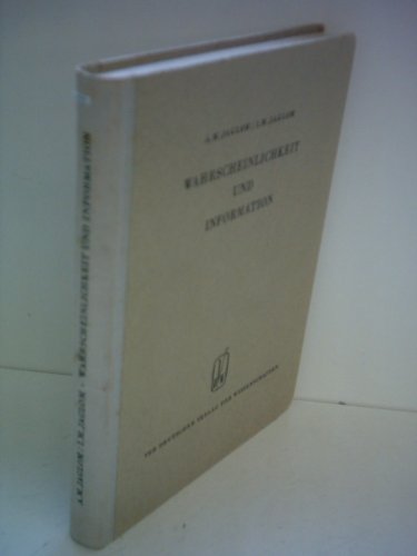 A.M. Jaglom: Wahrscheinlichkeit und Information