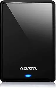 ADATA HV620S External Hard Drive Slim and Light with USB 3.1 (1TB, Black)