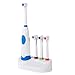 Produktbild OUNONA Elektrische Zahnbürste mit 4pcs Soft Bürstenkopf Für Erwachsene Jugend Jugendliche(blau)