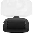 Luocute Heads Up Display, Hud Stereo Imaging, Fault, Obd2 Gps, Powerful Practical Display, Early Warning Hud Obd2 Gps Dual Mode for All