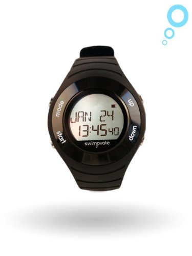 Swimovate Pool Mate HR Swim Watch - Black