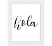 Tiedribbons® Hola Framed Poster(13.6 Inch X 10.2 Inch) RS.379.00