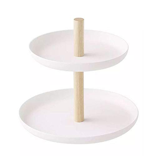 Preisvergleich Produktbild Literarische Schmuckablage Desktop Double Press Finishing Rack Ohrringe Ring Halskette Lagerung Display Stand Damen Schmuck Aufbewahrung