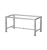  Mesa de forja Olivia - 19-Blanco, Mesa de 140x80x74 cm. de Alto